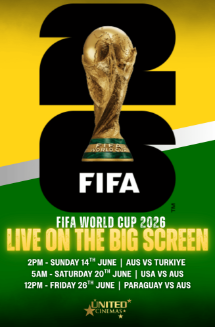 Theatrical poster for 2026 FIFA World Cup Australia v Turkiye