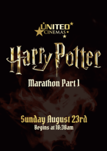 Theatrical poster for Harry Potter Marathon Part 1